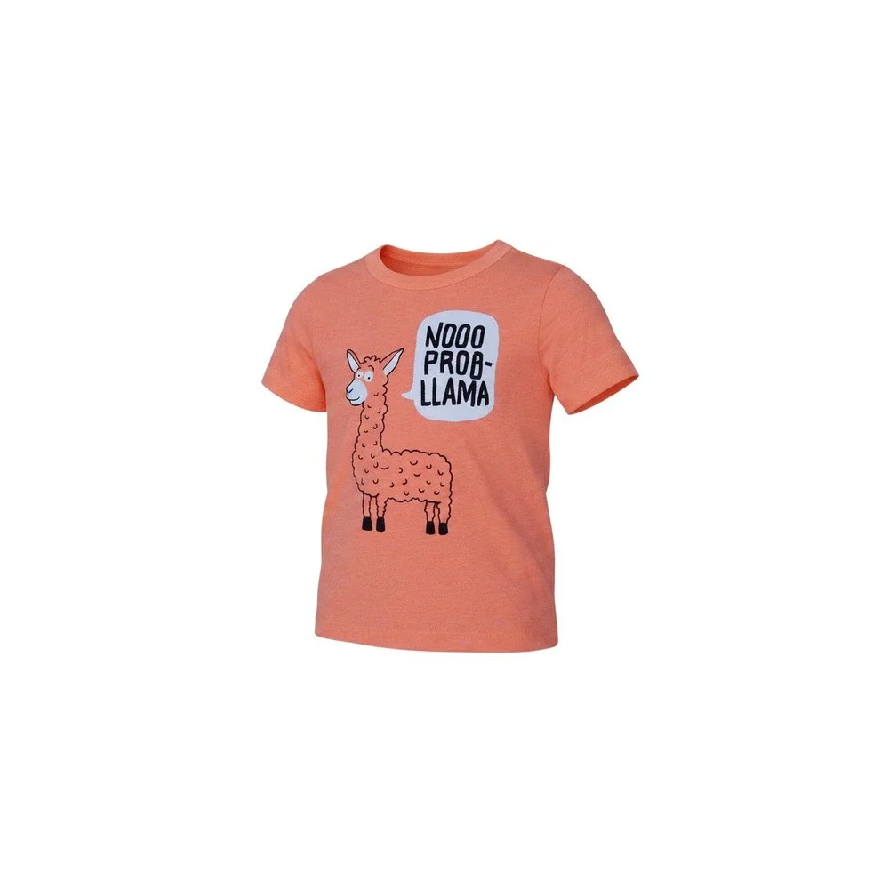 OshKosh Llama Graphic Tee Toddler 5T Orange Short Sleeve Shirt